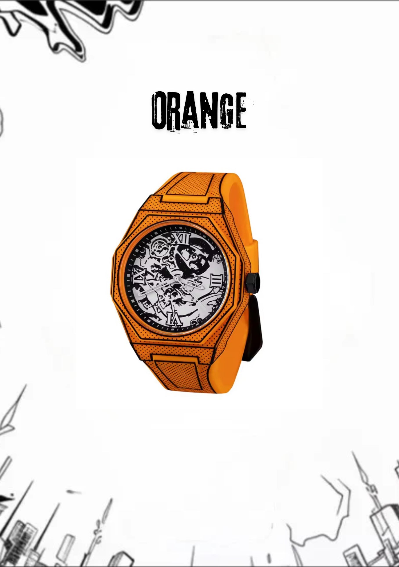 Ventitre Skeleton - Orange
