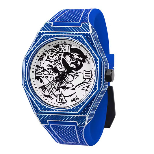 Orologio ISKI Blu Skeleton