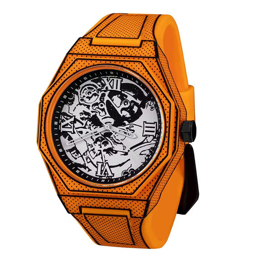 Orologio ISKI Arancione Skeleton