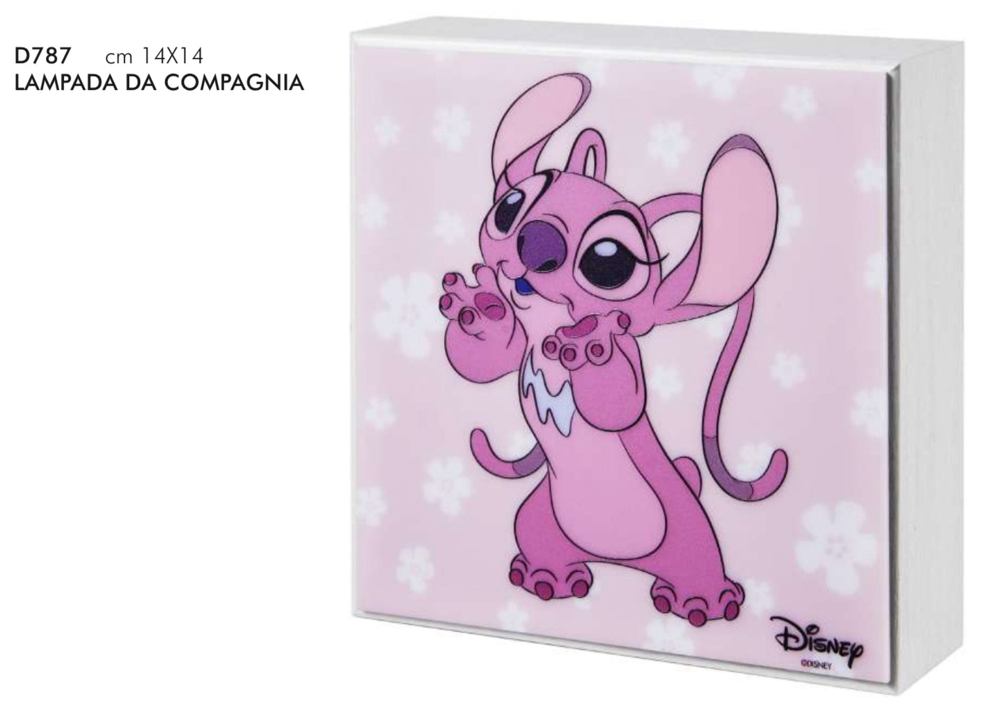 Lampada da compagnia rosa Lilo & Stich