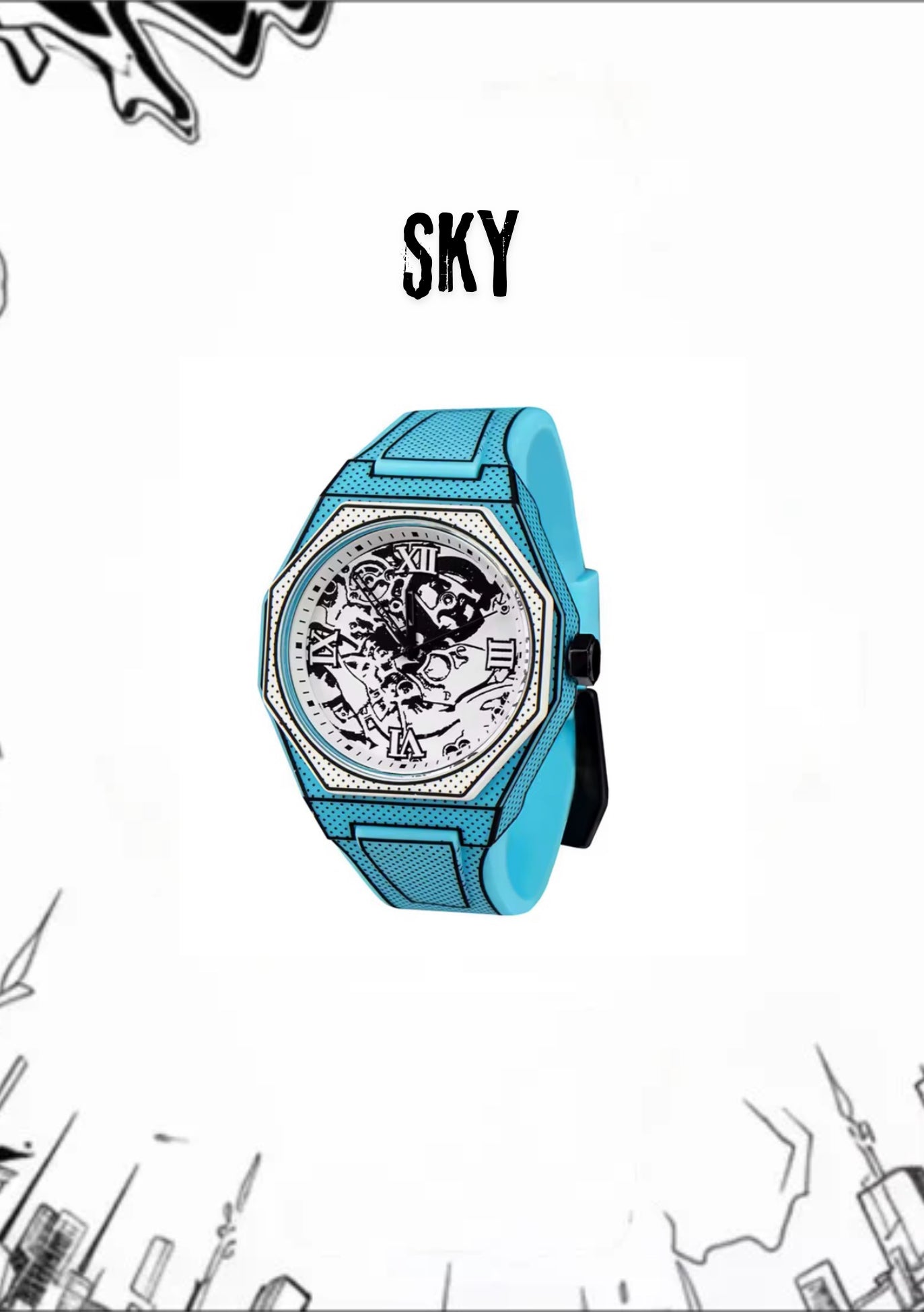 Ventitre Skeleton - Sky