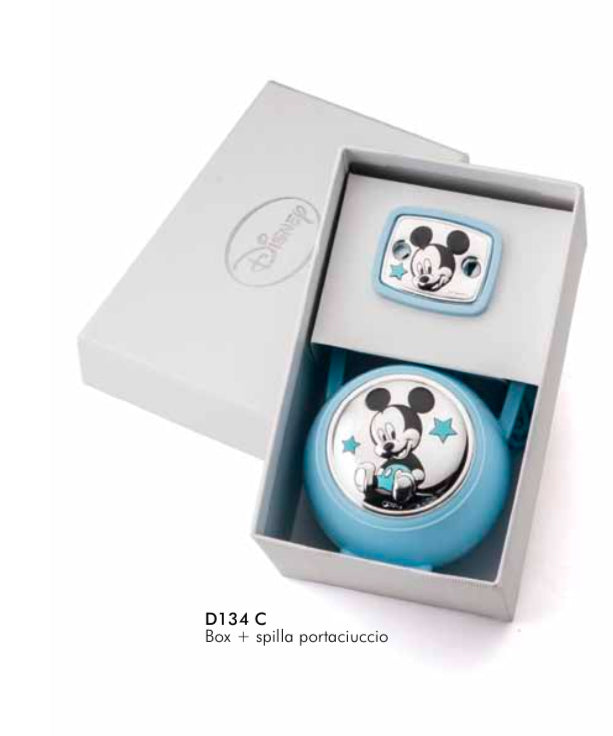 Disney - Caja + Clip para chupete Mickey Mouse