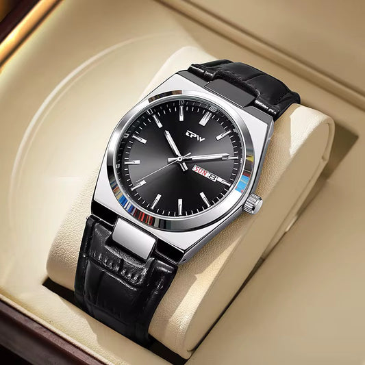 Eterna Prestige Black Leather